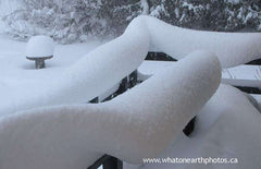 snowsquall, Ailsa Craig, Ontario
