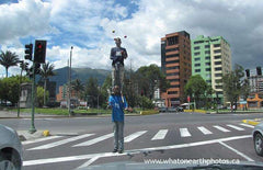 stoplight jugglers, Quito, Ecuador
